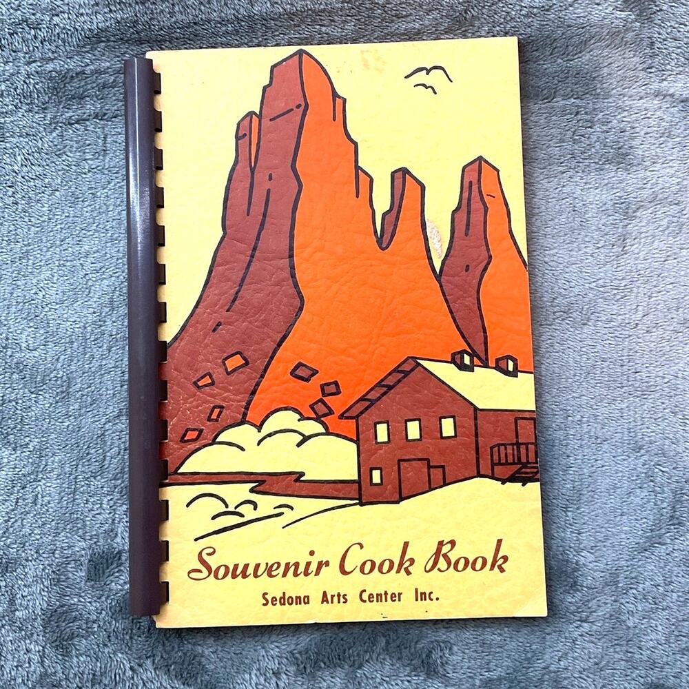 Sedona Arts Center Souvenir Cookbook 1969 1st Ed Arizona 11 Artists Benefit Book